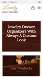 Mobile Screenshot of lovelyjewelryorganizers.com